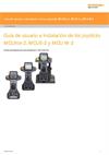 Guía de instalación y uso:  MCUlite-2, MCU5-2 y MCU W-2 (H-1000-5460)