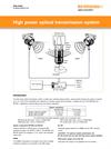 Data sheet:  High power optical transmission system