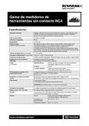 Hoja de datos técnicos:  Medidor de herramientas sin contacto NC4