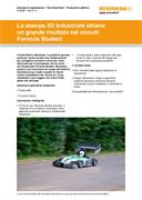 Case study:  La stampa 3D industriale ottiene un grande risultato nei circuiti Formula Student