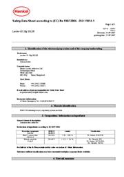 Loctite 435 20 g Safety Data Sheet