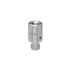 Ø0.375 in × 0.50 in 303 stainless steel standoff with 1/4-20 thread