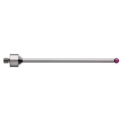 M5 Ø4 mm ruby ball, tungsten carbide stem, L 75 mm, EWL 66 mm