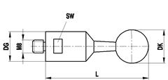 M8 calibration sphere