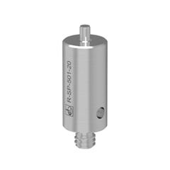 Ø0.50 in x 1.00 in 303 stainless steel pin standoff with 1/4-20 thread