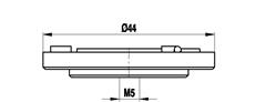 Adaptor plate for Prismo dynamic systems (ST)