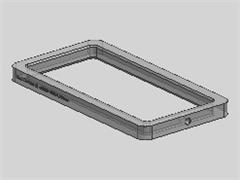 Sieve mesh frame