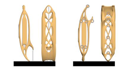 CAD model of final design of automated pill bottle opener