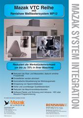Broschüre: Mazak VTC Reihe mit Renishaw Messtastersystem MP12
